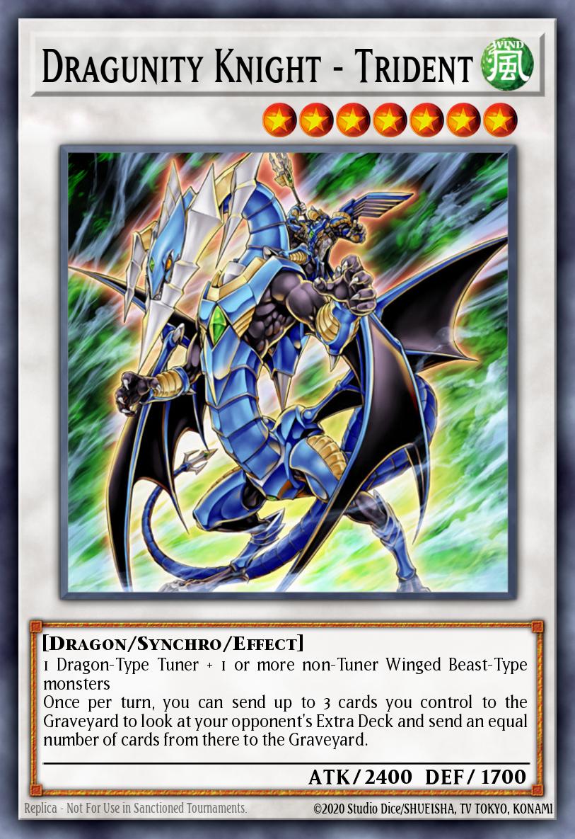 (164) YuGiOh TCG HAC1: Hidden Arsenal: Chapter 1 Single: Dragunity Knight - Trident (V.1 - Common) Common
