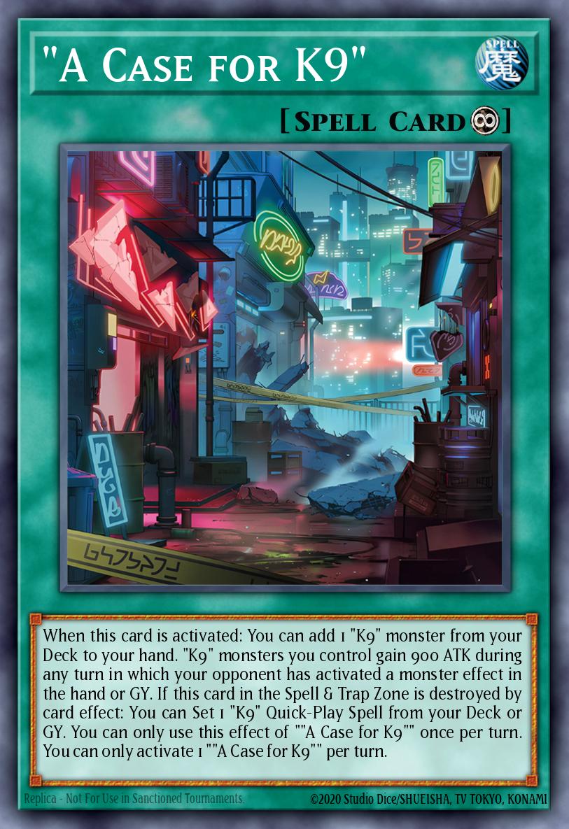 (040) YuGiOh TCG JUSH: Justice Hunters Single: A Case for K9 (V.1 - Super Rare) Super Rare