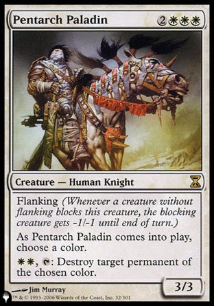 (032) Magic The Gathering The List Single: Pentarch Paladin Rare