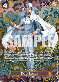 (OP05-093) One Piece TCG OP09: Emperors in the New World Single: Rob Lucci (OP05-093) Special Rare