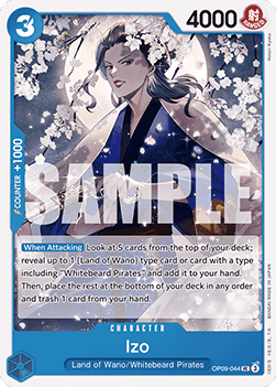 (044) One Piece TCG OP09: Emperors in the New World Single: Izo (OP09-044) Uncommon