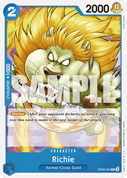 (054) One Piece TCG OP09: Emperors in the New World Single: Richie (OP09-054) Common