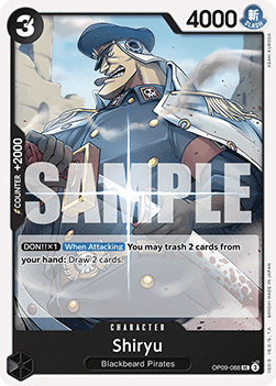 (088) One Piece TCG OP09: Emperors in the New World Single: Shiryu (OP09-088) Uncommon
