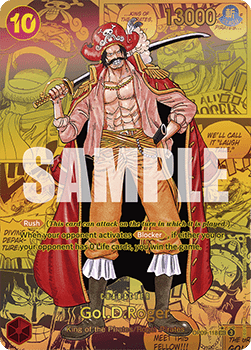 (118) One Piece TCG OP09: Emperors in the New World Single: Gol.D.Roger (OP09-118) (V.3) Manga Rare