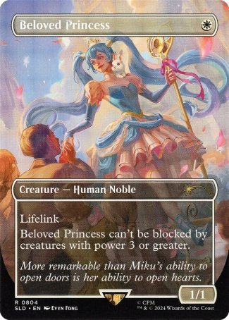 (804) Magic The Gathering Secret Lair Drop Series Single: Beloved Princess Holo Rare