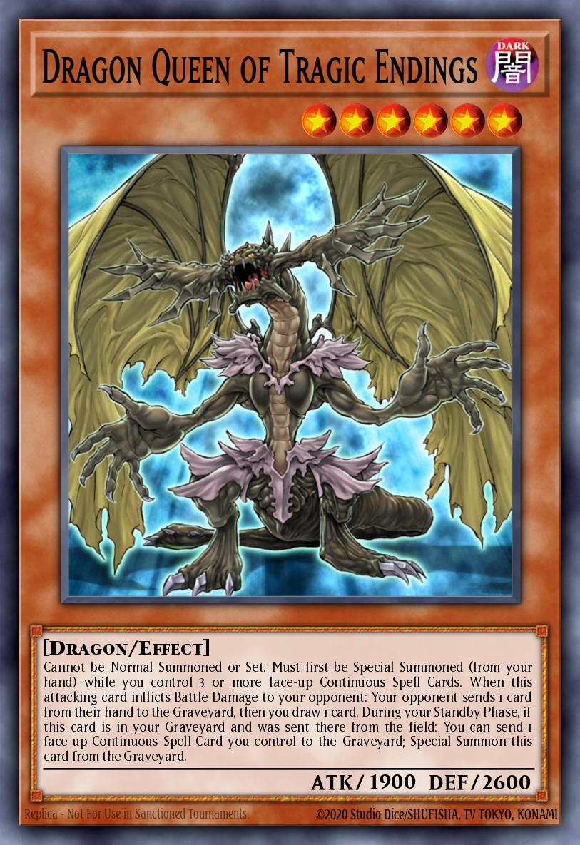 (014) YuGiOh TCG ABPF: Absolute Powerforce Single: Dragon Queen of Tragic Endings Super Rare