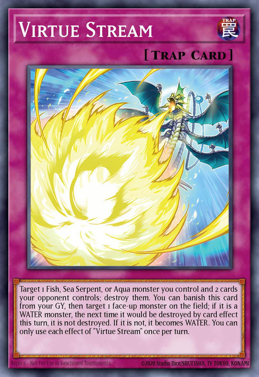 (421) YuGiOh TCG MP25: 2025 Mega-Pack Tin Single: Virtue Stream  Common