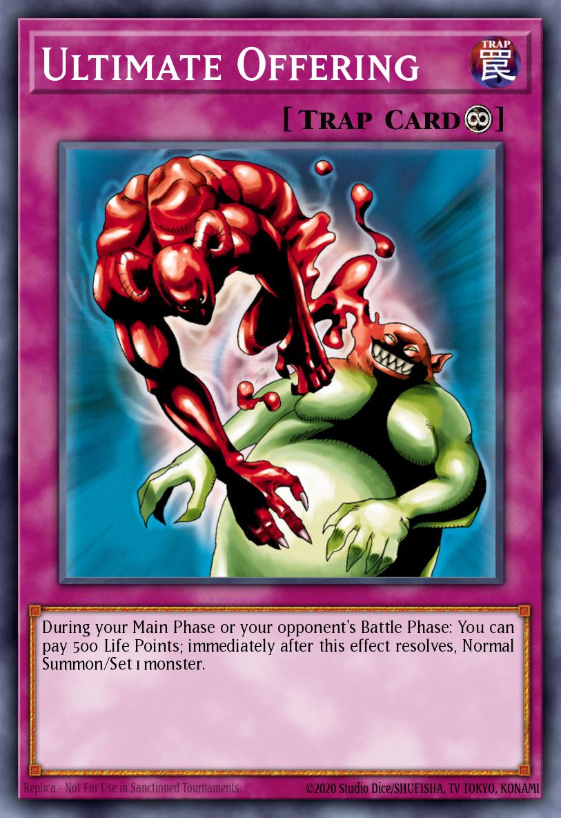 (088) YuGiOh TCG RA03: Quarter Century Bonanza Single: Ultimate Offering (V.1 - Platinum Secret Rare)  Platinum Secret Rare
