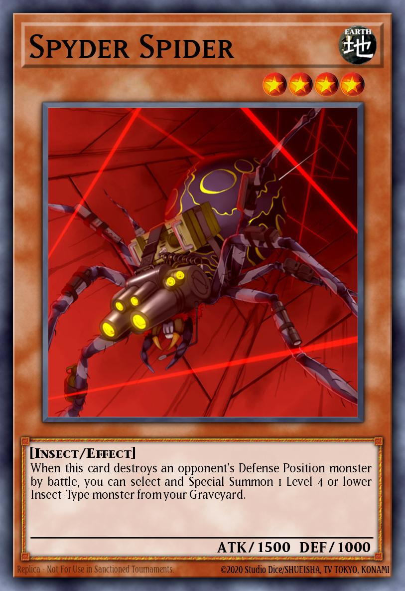(018) YuGiOh TCG SOVR: Stardust Overdrive Single: Spyder Spider Common