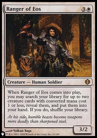 (021) Magic The Gathering The List Single: Ranger of Eos Rare