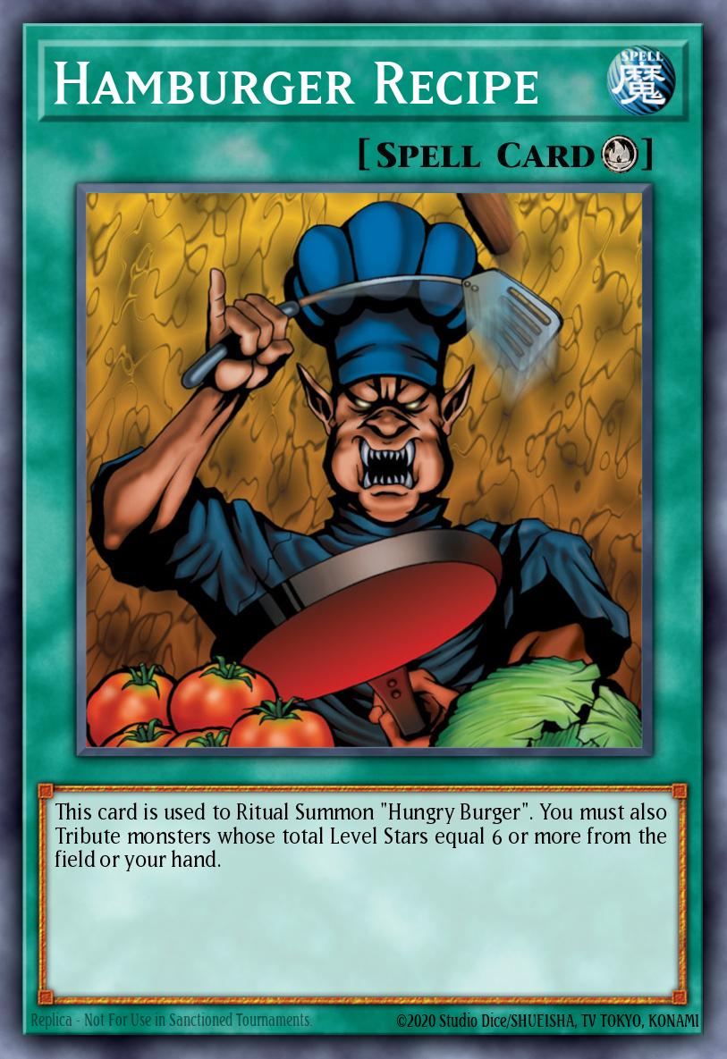 (042) YuGiOh TCG WISU: Wild Survivors Single: Hamburger Recipe Rare