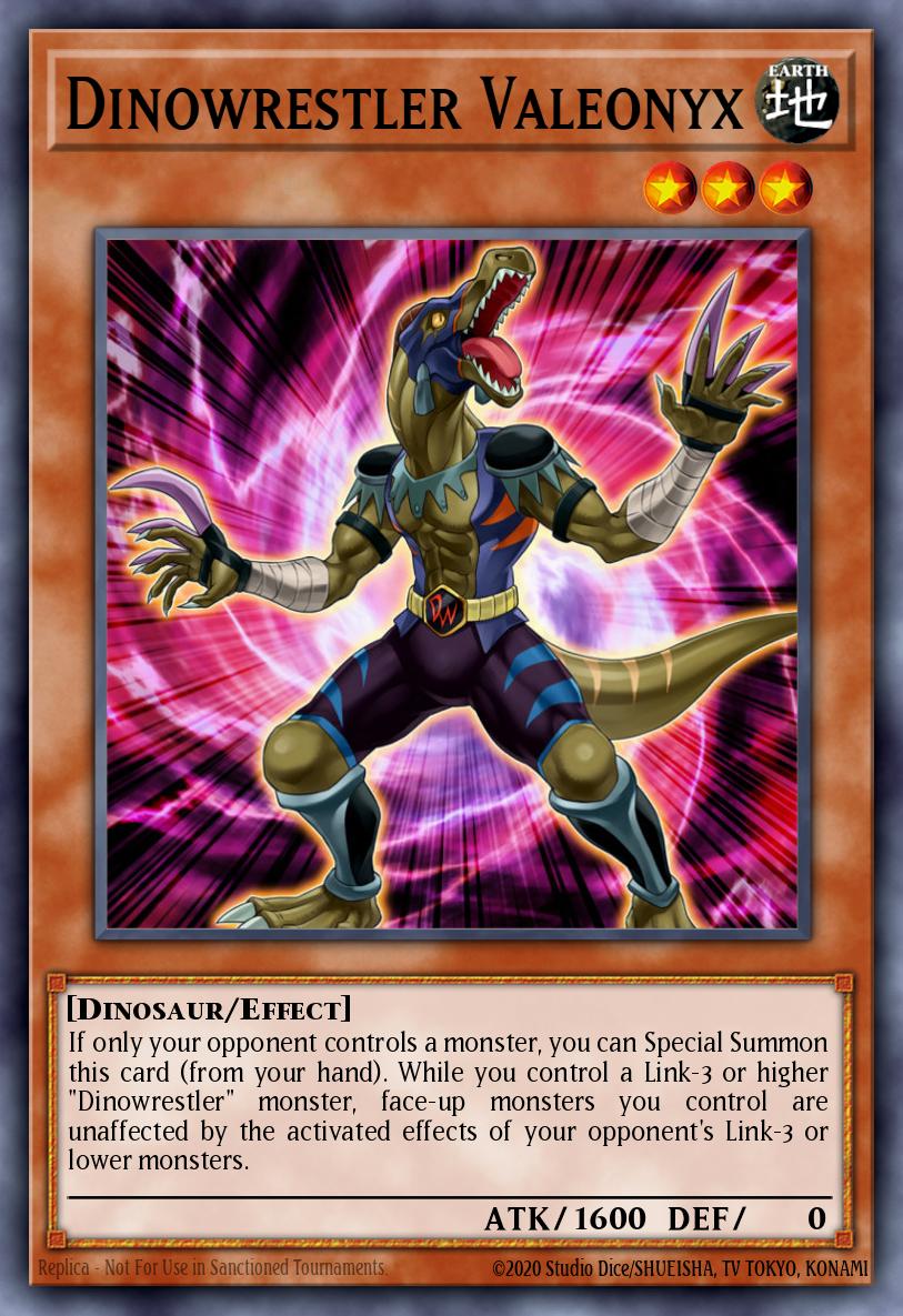 (151) YuGiOh TCG MP20: 2020 Tin of Lost Memories Mega Pack Single: Dinowrestler Valeonyx Common