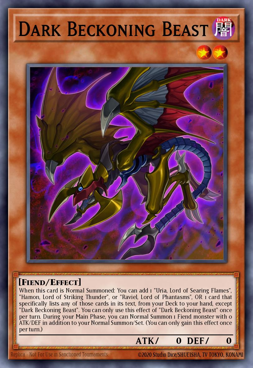 (027) YuGiOh TCG RA03: Quarter Century Bonanza Single: Dark Beckoning Beast (V.4 - Platinum Secret Rare)  Platinum Secret Rare