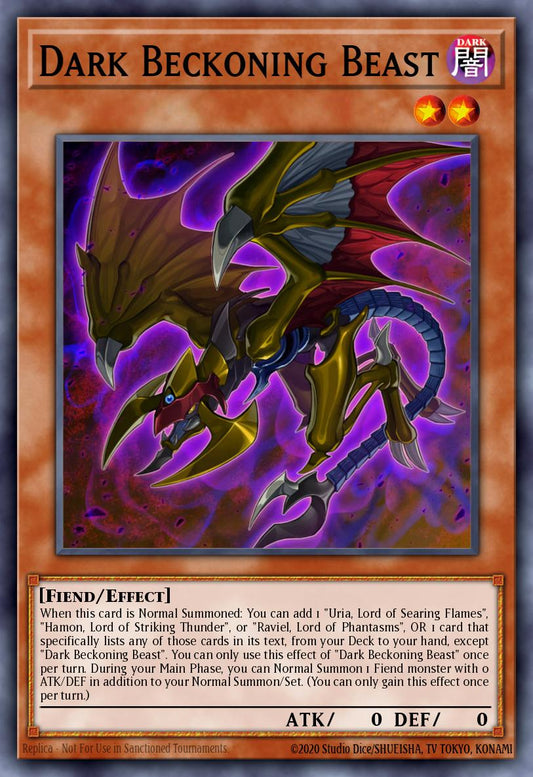 (027) YuGiOh TCG RA03: Quarter Century Bonanza Single: Dark Beckoning Beast (V.5 - Quarter Century Secret Rare)  Quarter Century Secret Rare