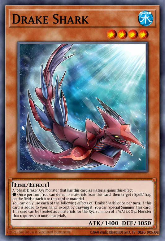 (240) YuGiOh TCG MP25: 2025 Mega-Pack Tin Single: Drake Shark  Ultra Rare