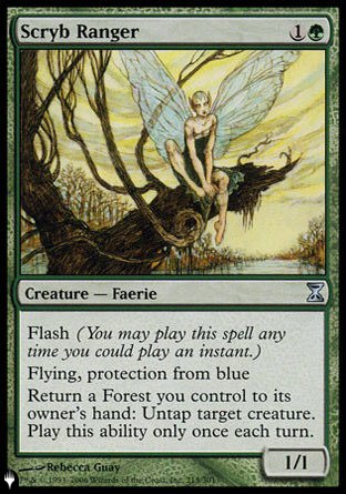 (215) Magic The Gathering The List Single: Scryb Ranger Uncommon