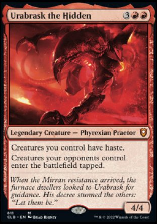 (811) Magic The Gathering Commander Legends: Battle for Baldur's Gate: Extras Single: Urabrask the Hidden Mythic