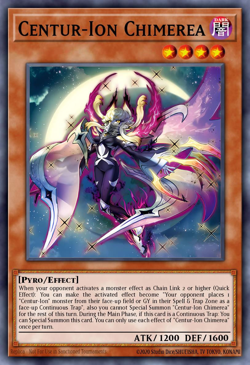 (407) YuGiOh TCG MP25: 2025 Mega-Pack Tin Single: Centur-Ion Chimerea  Common