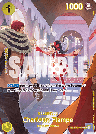 (EB01-056) One Piece TCG OP10: Royal Blood Single: Charlotte Flampe (EB01-056) Special Rare