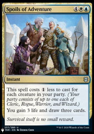 (237) Magic The Gathering The List Single: Spoils of Adventure Uncommon