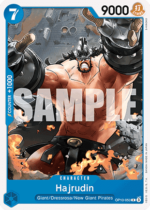(050) One Piece TCG OP10: Royal Blood Single: Hajrudin (OP10-050) Common