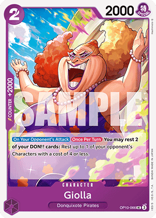 (066) One Piece TCG OP10: Royal Blood Single: Giolla (OP10-066) Uncommon