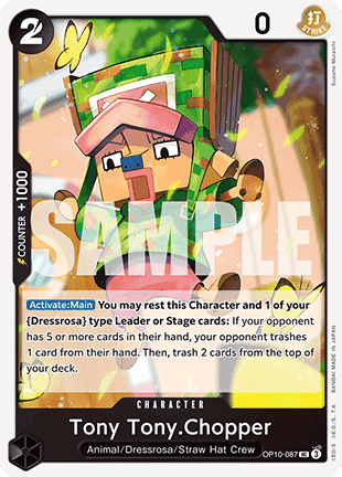 (087) One Piece TCG OP10: Royal Blood Single: Tony Tony.Chopper (OP10-087) Uncommon