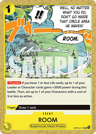 (117) One Piece TCG OP10: Royal Blood Single: ROOM (OP10-117) Uncommon