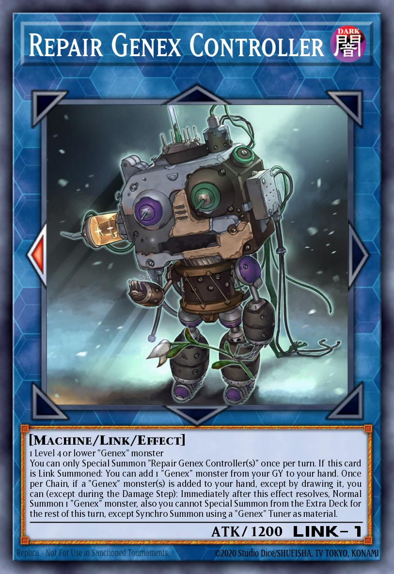 (010) YuGiOh TCG BLTR: Battles of Legend: Terminal Revenge Single: Repair Genex Controller (V.1 - Secret Rare) Secret Rare