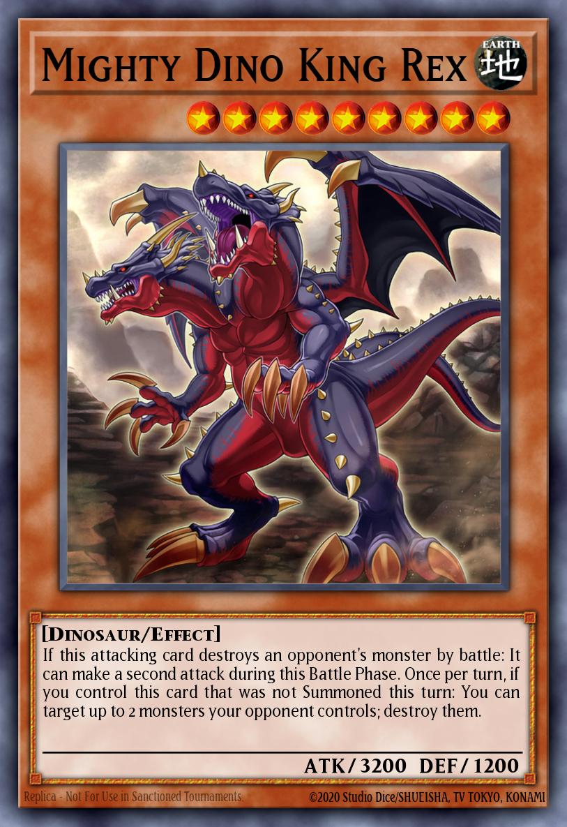 (209) YuGiOh TCG MP24: 25th Anniversary Tin: Dueling Mirrors Single: Mighty Dino King Rex Ultra Rare