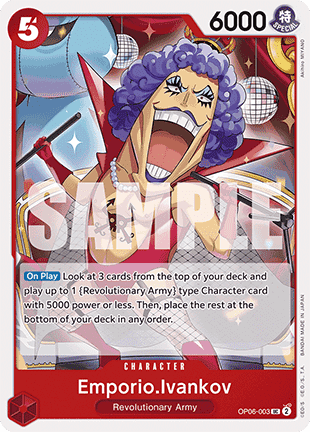 (OP06-003) One Piece TCG PRB01: The Best Single: Emporio.Ivankov (OP06-003) (V.1) Uncommon