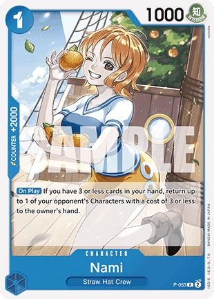 (P-053) One Piece TCG PRB01: The Best Single: Nami (P-053) (V.1) Promo