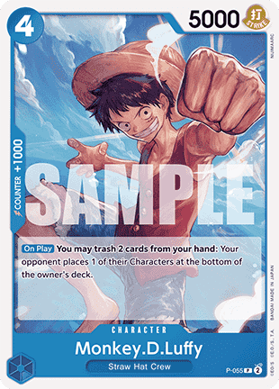 (P-055) One Piece TCG PRB01: The Best Single: Monkey.D.Luffy (P-055) (V.1) Promo