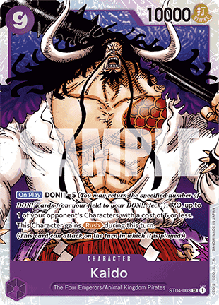 (ST04-003) One Piece TCG PRB01: The Best Single: Kaido (ST04-003) (V.1) Super Rare