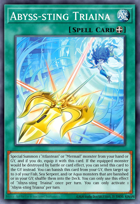 (253) YuGiOh TCG MP25: 2025 Mega-Pack Tin Single: Abyss-sting Triaina  Ultra Rare