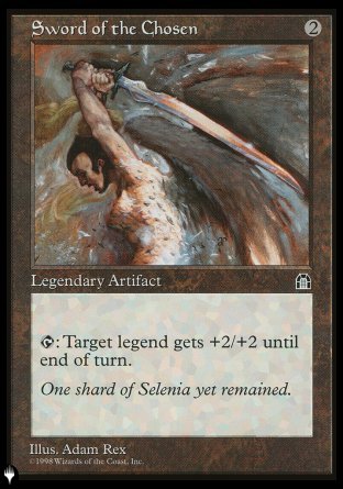 (000) Magic The Gathering The List Single: Sword of the Chosen Common
