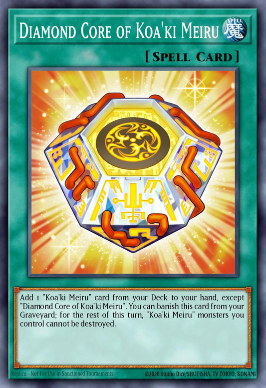 (065) YuGiOh TCG PRIO: Primal Origin Single: Diamond Core of Koa'ki Meiru  Common