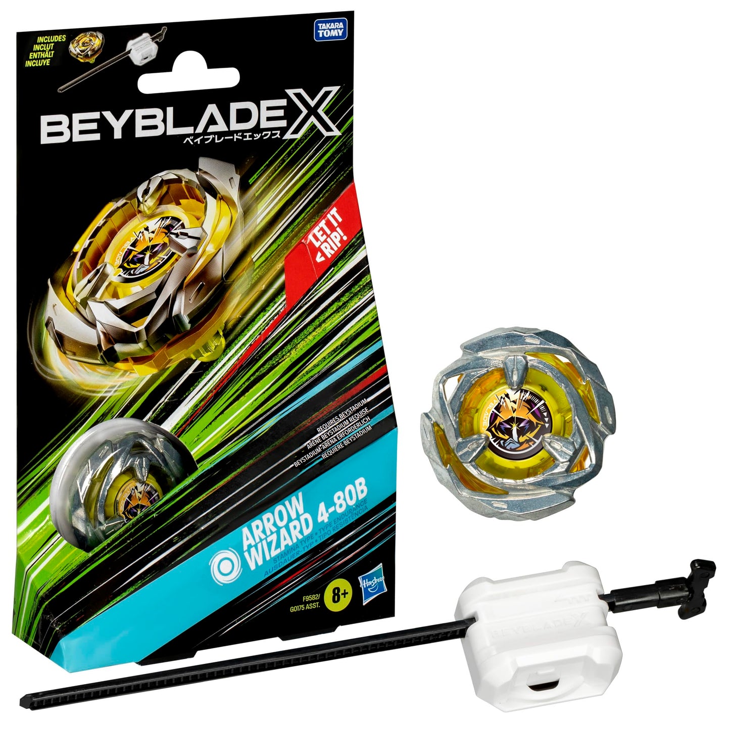 Beyblade X: Arrow Wizard 4-80B Stamina BX03