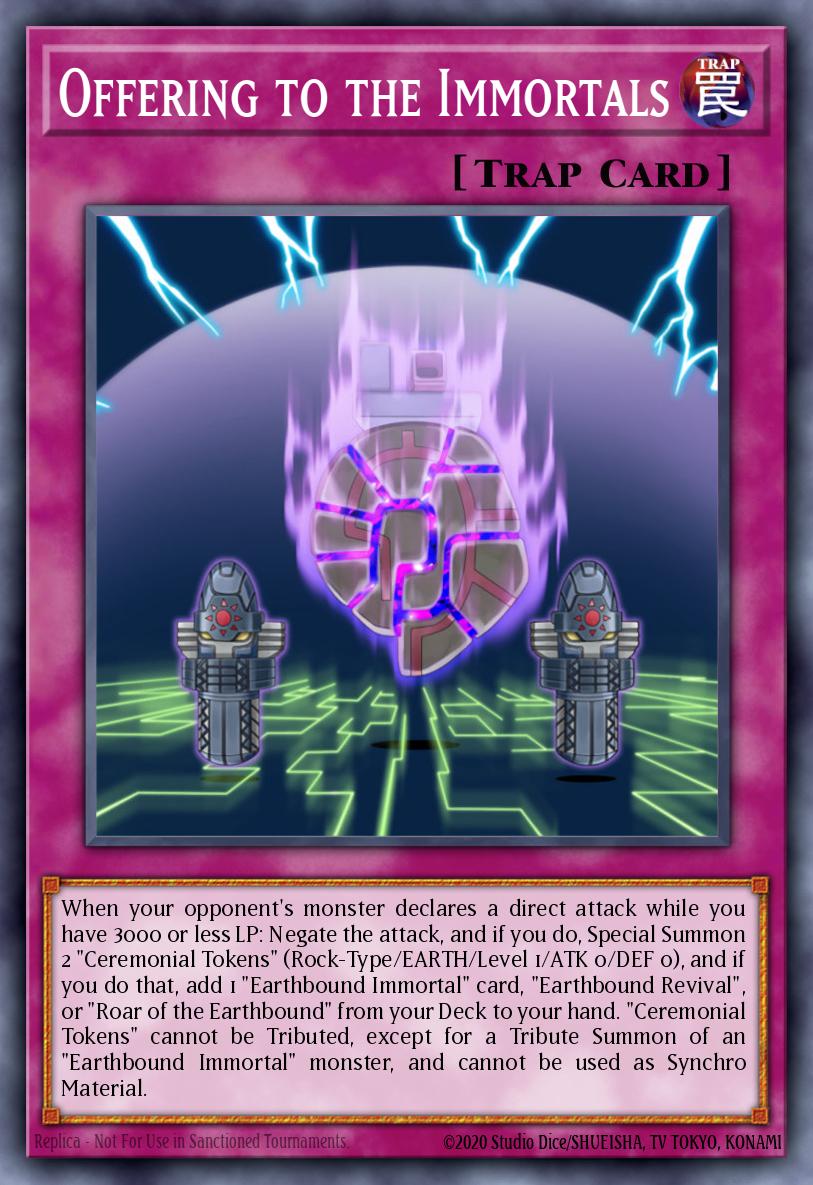 (068) YuGiOh TCG ABPF: Absolute Powerforce Single: Offering to the Immortals Rare