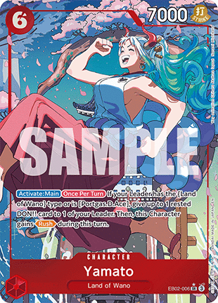 (005) One Piece TCG EB02: Anime 25th Collection Single: Yamato (EB02-006) (V.2) Alternate Art