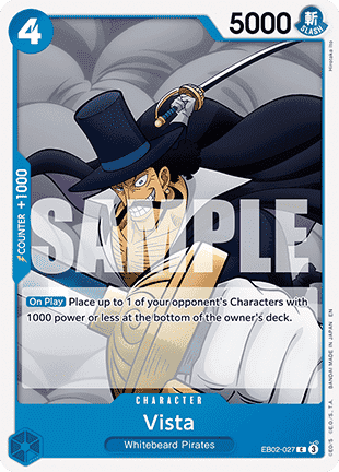 (027) One Piece TCG EB02: Anime 25th Collection Single: Vista (EB02-027) Common