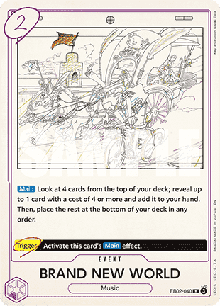 (040) One Piece TCG EB02: Anime 25th Collection Single: BRAND NEW WORLD (EB02-040) Rare