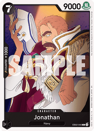 (043) One Piece TCG EB02: Anime 25th Collection Single: Jonathan (EB02-043) Common