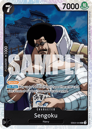 (044) One Piece TCG EB02: Anime 25th Collection Single: Sengoku (EB02-044) (V.1) Super Rare