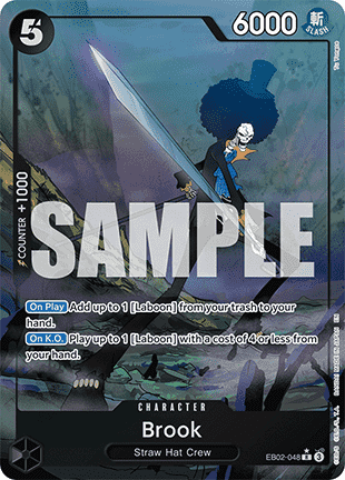 (048) One Piece TCG EB02: Anime 25th Collection Single: Brook (EB02-048) (V.2) Alternate Art