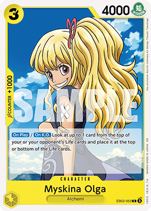 (053) One Piece TCG EB02: Anime 25th Collection Single: Myskina Olga (EB02-053) Common