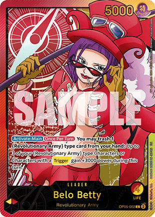 (OP05-002) One Piece TCG EB02: Anime 25th Collection Single: Belo Betty (OP05-002) Special Rare