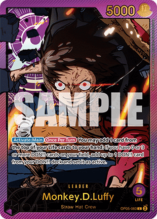 (OP05-060) One Piece TCG EB02: Anime 25th Collection Single: Monkey.D.Luffy (OP05-060) Special Rare