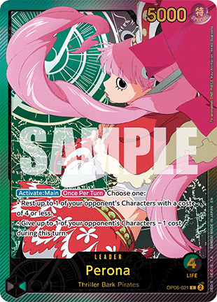 (OP06-021) One Piece TCG EB02: Anime 25th Collection Single: Perona (OP06-021) Special Rare