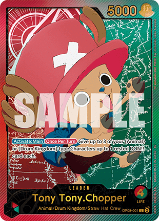 (OP08-001) One Piece TCG EB02: Anime 25th Collection Single: Tony Tony.Chopper (OP08-001) Special Rare